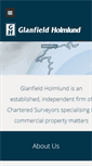 Mobile Screenshot of glanfieldholmlund.co.uk